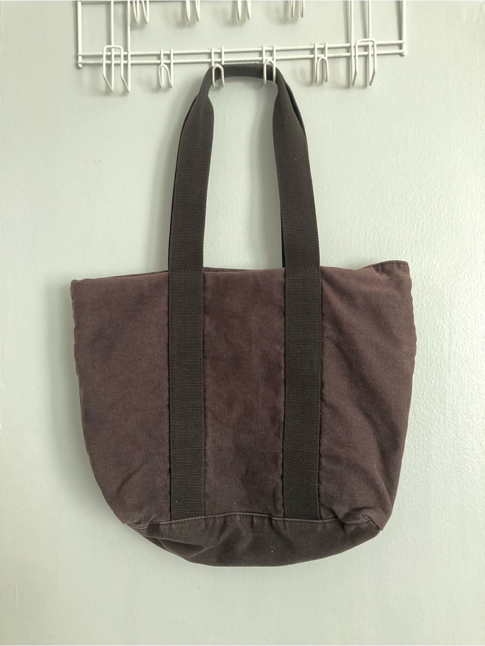 Bloomingdales black canvas bag